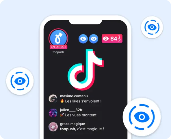 Spectateurs TikTok Live