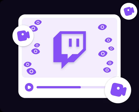 Vues de vidéos Twitch