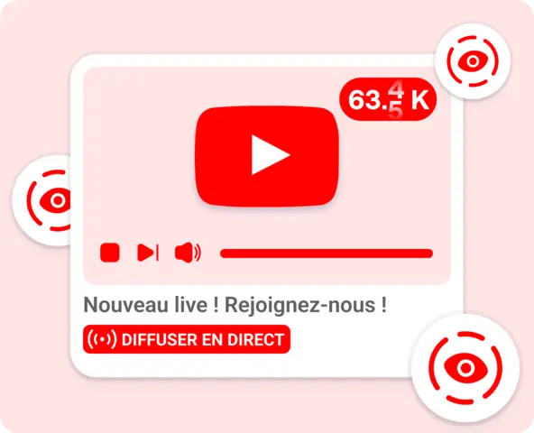 Spectateurs YouTube Live