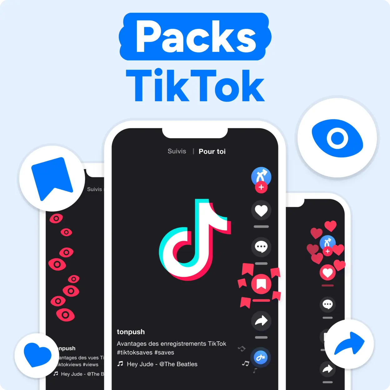 Acheter des packs TikTok Mockup