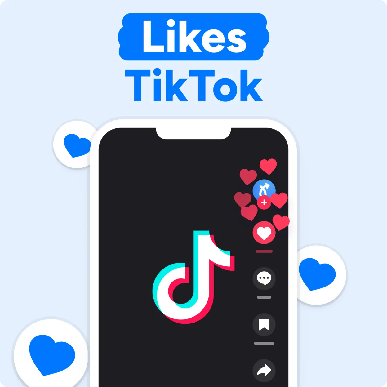 Acheter des likes TikTok Mockup